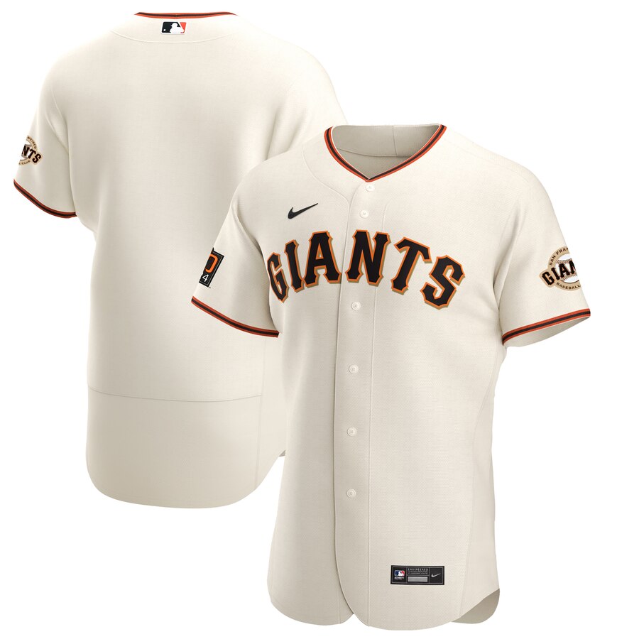 San Francisco Giants Men Nike Cream Home 2020 Authentic Team MLB Jersey